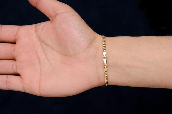 3.5MM Miami Cuban - 14k Solid Gold Bracelet
