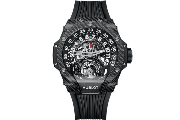 Hublot - Mp Mp-13 Tourbillon Bi-Axis Retrograde Black Carbon - 913.yt.1170.rx - Carbon & Texalium (rb358)