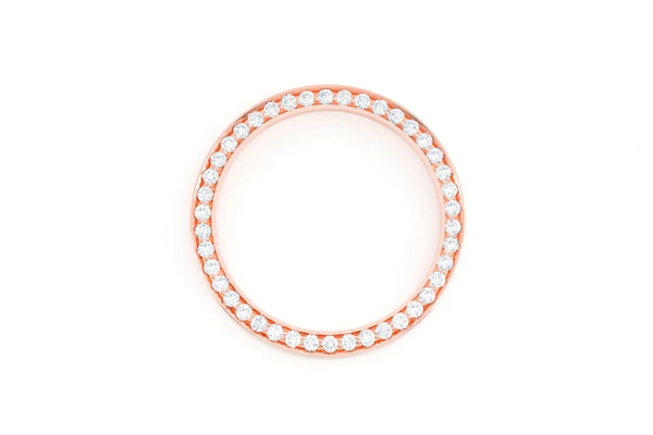 Icebox 31MM Bezel 14k Solid Gold 1.15ctw