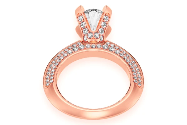 Kifey - 2.00ct Oval Solitaire - Knife Edge - Diamond Engagement Ring - All Natural