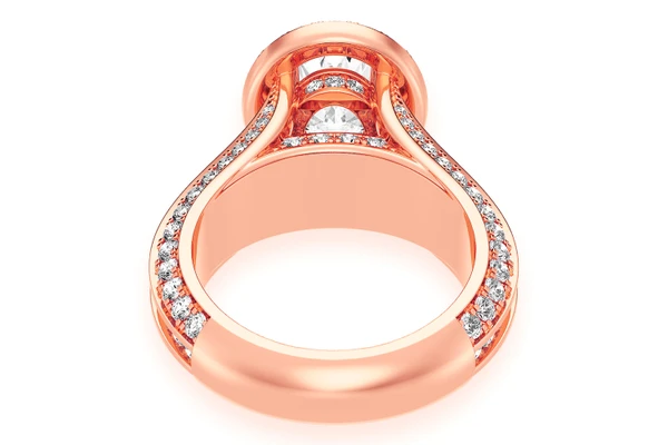 Monst - 2.00ct Oval Solitaire - Diamond Engagement Ring - All Natural