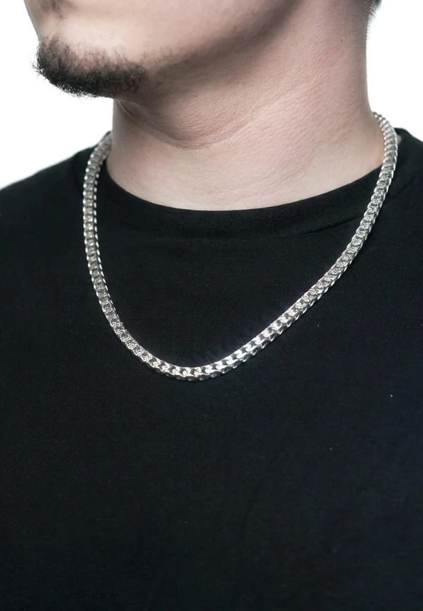 7MM Sterling Silver Franco Chain
