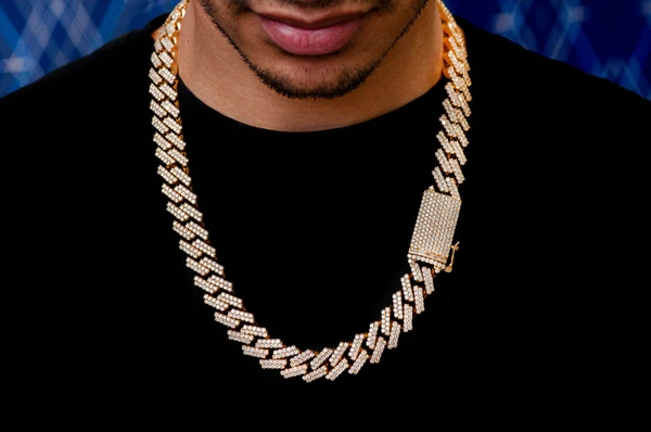 13MM Raised Miami Cuban Diamond Necklace 14k Solid Gold 28.25ctw