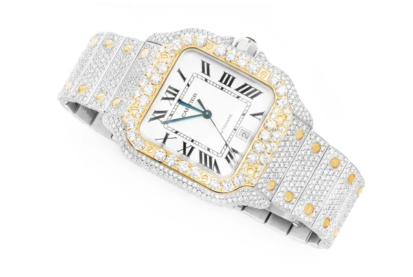 Cartier Santos De Cartier 40MM 18k 20.86ctw 