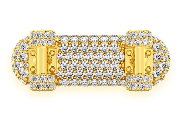 Skateboard Diamond Ring 14k Solid Gold 1.00ctw