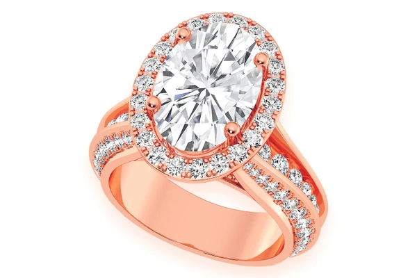 Monst - 3.00ct Oval - Diamond Engagement Ring - All Natural