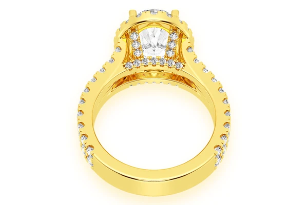 Sphinx - 3.00ct Oval - Diamond Engagement Ring - All Natural