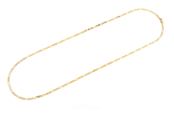2.5MM Figaro Link 14k Solid Gold Chain