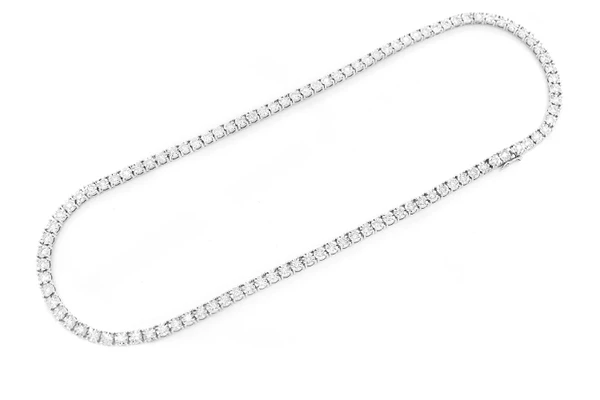 12pt Miracle Set Diamond Tennis Necklace 14k Solid Gold 12.00ctw