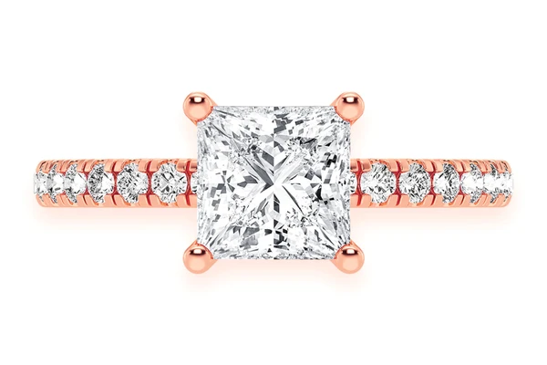 Thinn - 1.00ct Princess Cut Solitaire - Diamond Engagement Ring - All Natural