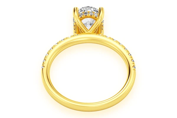 Thinn - 2.00ctw Oval Solitaire - Diamond Engagement Ring - All Natural