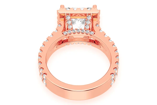 Sphinx - 3.00ct Princes Cut - Diamond Engagement Ring - All Natural