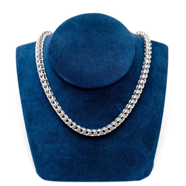 Sterling Silver Diamond-Cut Franco Chain