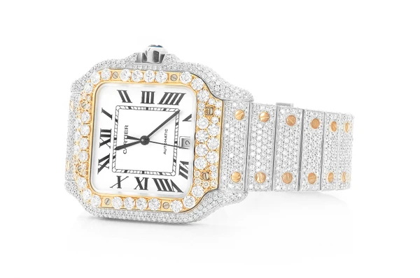 Cartier Santos De Cartier 40MM 18k 20.86ctw 