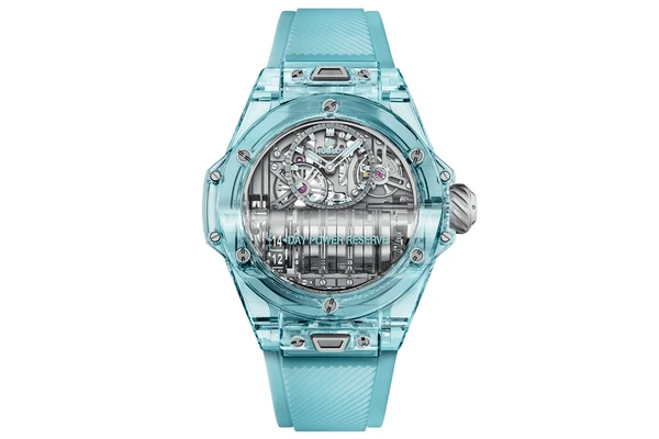 Hublot - Big Bang Mp-11 Power Reserve 14 Days Water Blue Sapphire - 911.jl.0129.rx - Sapphire Crystal (rb339)