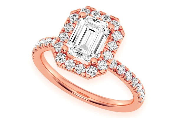 Thav - 1.00ct Emerald Cut Solitaire - Diamond Engagement Ring - All Natural