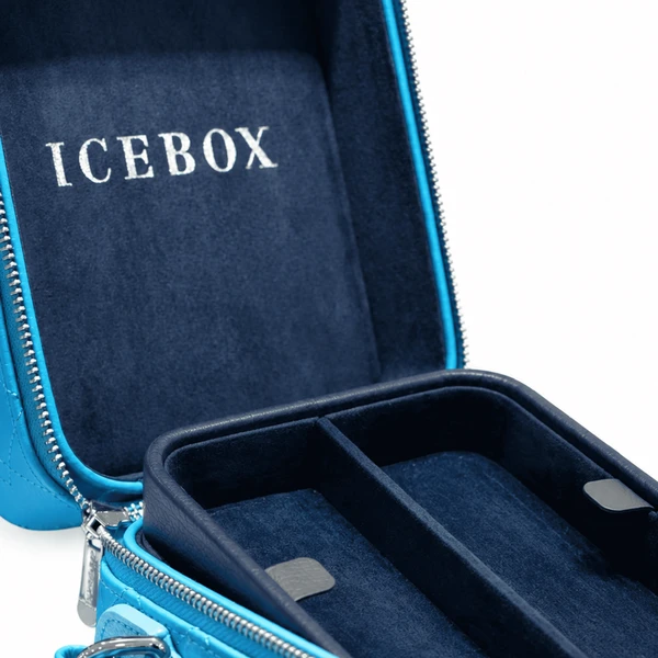 Icebox Leather World Traveler Jewelry Case - 4 Sunglasses Medium
