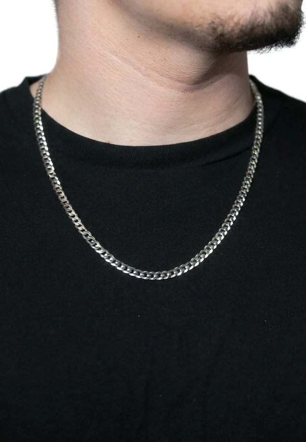 5.5MM Sterling Silver Flat Curb Chain