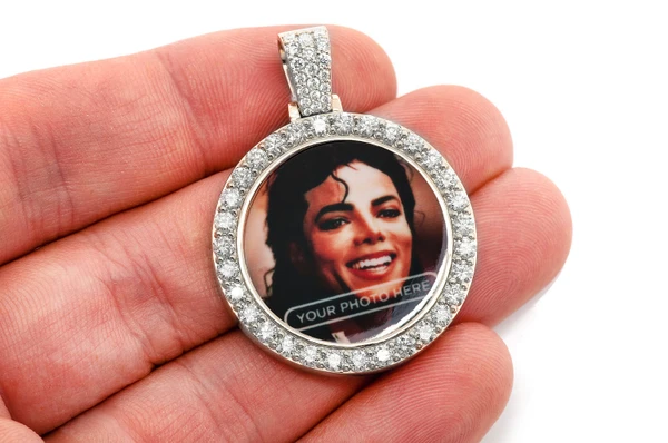 Picture Frame Memory Diamond Pendant 14k Solid Gold 2.75ctw