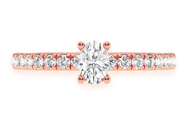 Thinn - .25ct Oval - Diamond Engagement Ring - All Natural