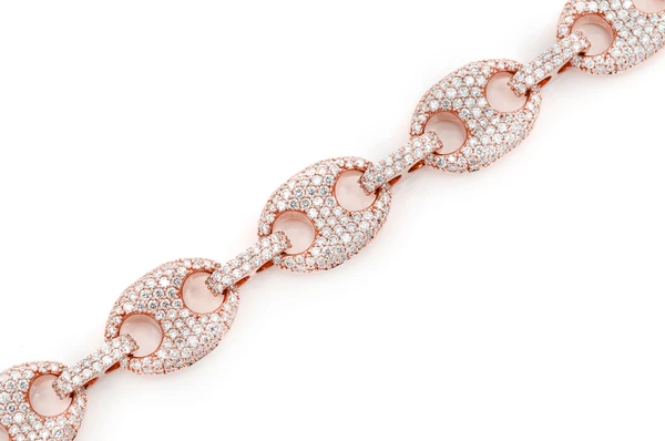 14.5MM Mariner Link Bracelet 14k   11.25ctw