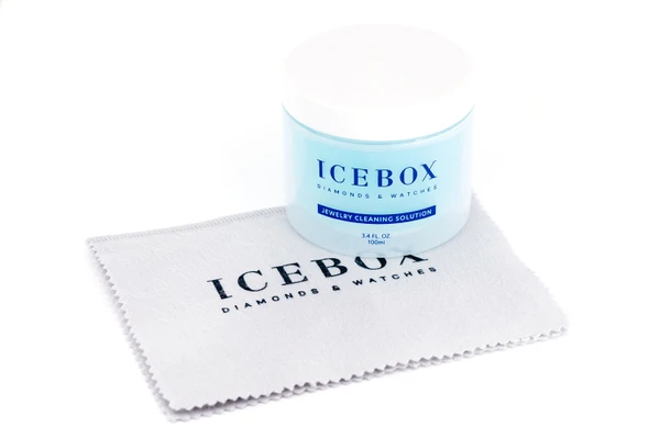 Icebox Jewelry Cleaner & Polishing Cloth Kit