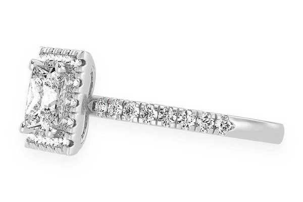 Thav - 1.00ct Princess Cut Solitaire - Diamond Engagement Ring - All Natural