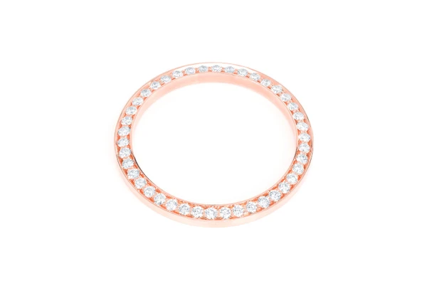 Icebox 31MM Bezel 14k Solid Gold 1.15ctw