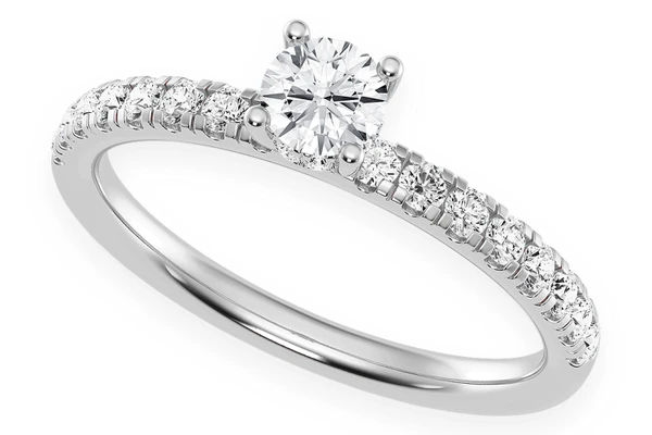 Thinn - .25ctw Round - Diamond Engagement Ring - All Natural