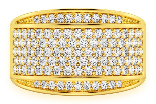 Bandana Diamond Ring 14k Solid Gold 1.25ctw