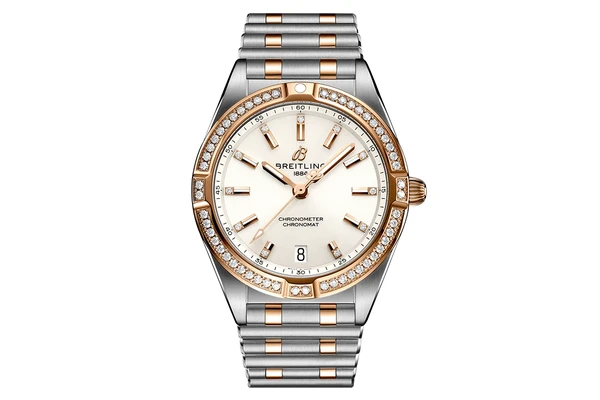 Breitling - Chronomat 32 - U77310591a1u1 - Rose Gold & Steel (Gem-Set) (mb190)