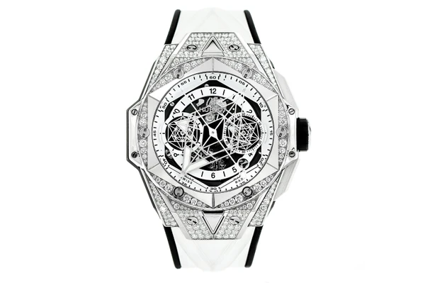 Hublot - Big Bang Sang Bleu Ii Titanium White Pave - 418.nx.2001.rx.1604.mxm20 - Titanium (mb22)