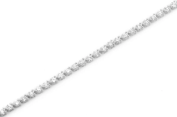 3pt Prong Set Diamond Tennis Bracelet 14k Solid Gold 2.50ctw