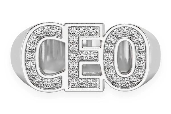 Ceo Diamond Ring 14k Solid Gold 0.60ctw