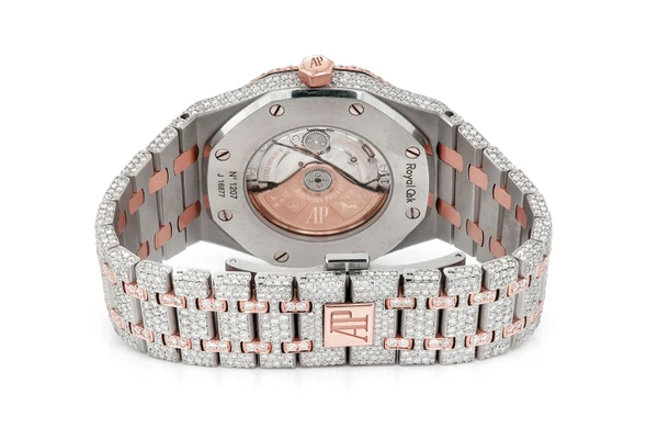 Audemars Piguet Royal Oak 18k Two-Tone - 26.01ctw Fully Iced Out