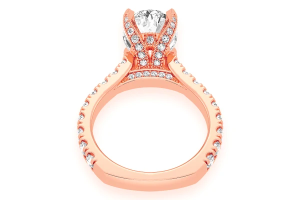 Thinn - 3.00ct Oval Diamond Engagement Ring 14k Solid Gold