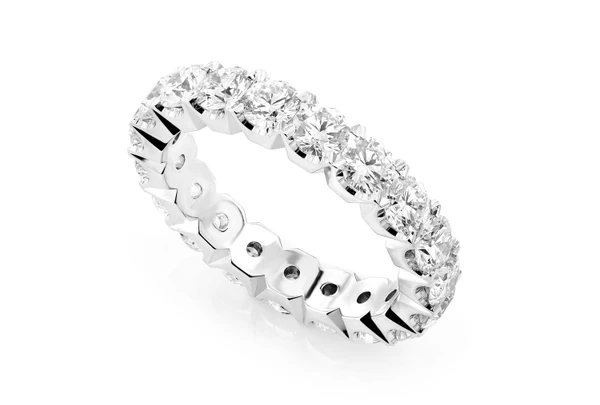 15pt Eternity Diamond Band 14k Solid Gold 3.25ctw