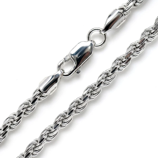 3MM Sterling Silver Rope Chain
