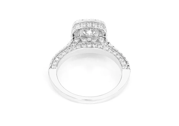 .50ct Round - Cushion Halo - Diamond Engagement Ring - All Natural