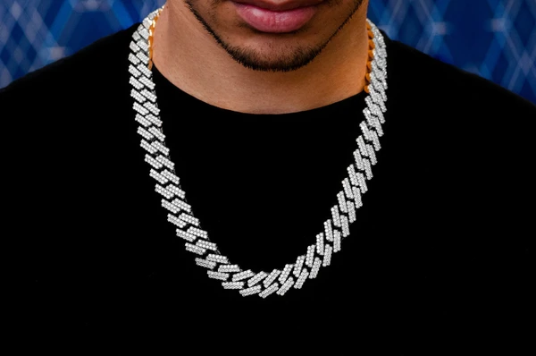 13MM Raised Miami Cuban Diamond Necklace 14k Solid Gold 28.25ctw