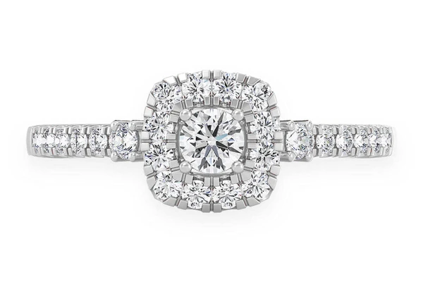 0.50ctw Single Band Double Layer - Diamond Engagement Ring - All Natural