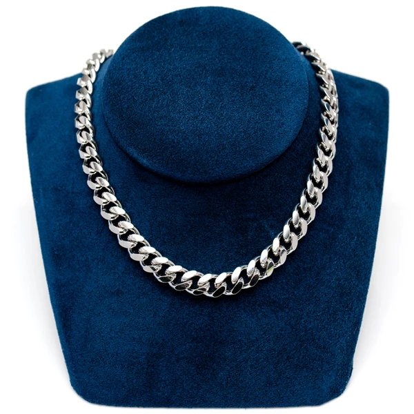 8.5MM Sterling Silver Cuban Chain