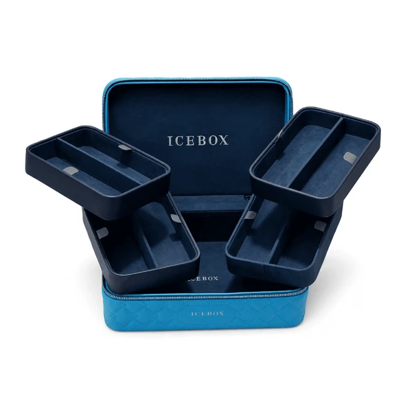 Icebox Leather World Traveler 8 Sunglasses Case