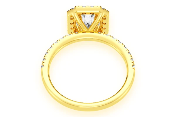Thav - 1.00ct Emerald Cut Solitaire - Diamond Engagement Ring - All Natural
