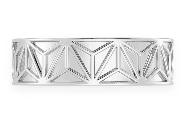 Icebox Facet Eternity Ring 14k Solid Gold