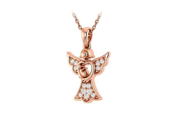 Angel Diamond Pendant Pendant 14k   
