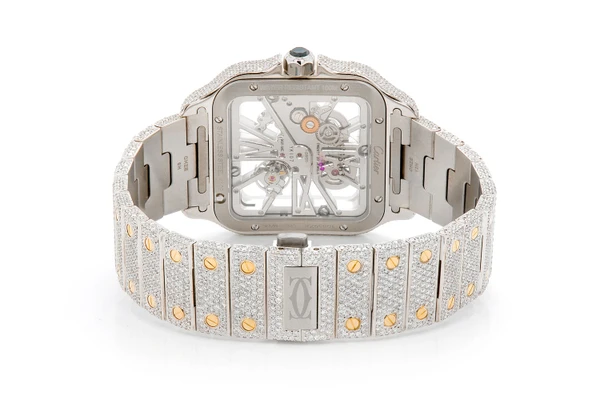 時計 Cartier BOX Pre-owned Cartier Santos De Cartier Chronograph XL wssa0017