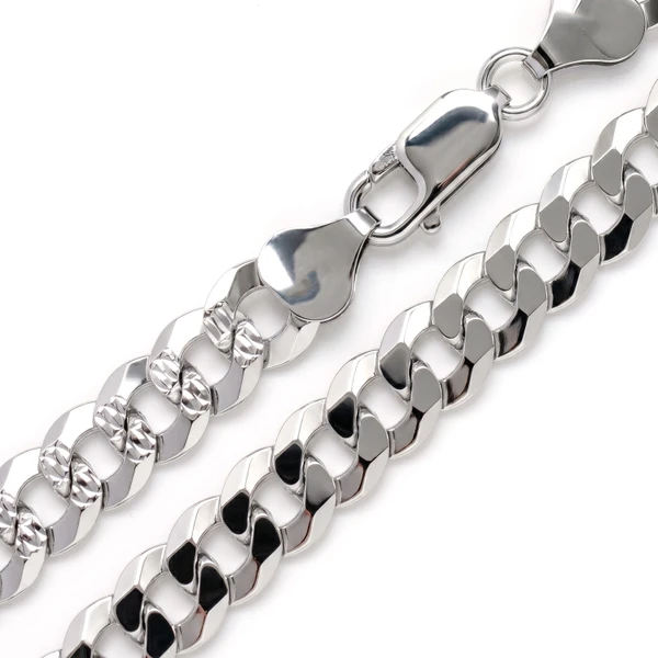 7.5MM Sterling Silver Flat Curb Chain