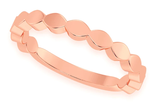 Evil Eye Band 14k Solid Gold