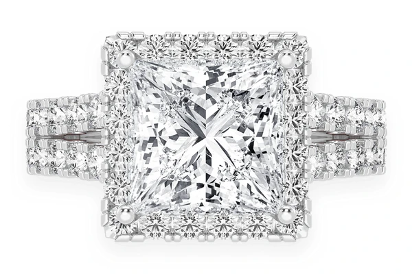Sphinx - 3.00ct Princes Cut - Diamond Engagement Ring - All Natural